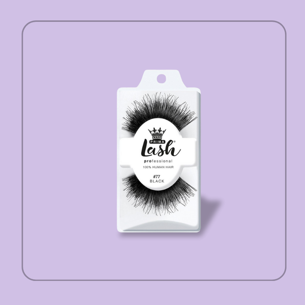 prima lash Professional (100% Human Hair) Strip Lashes #77