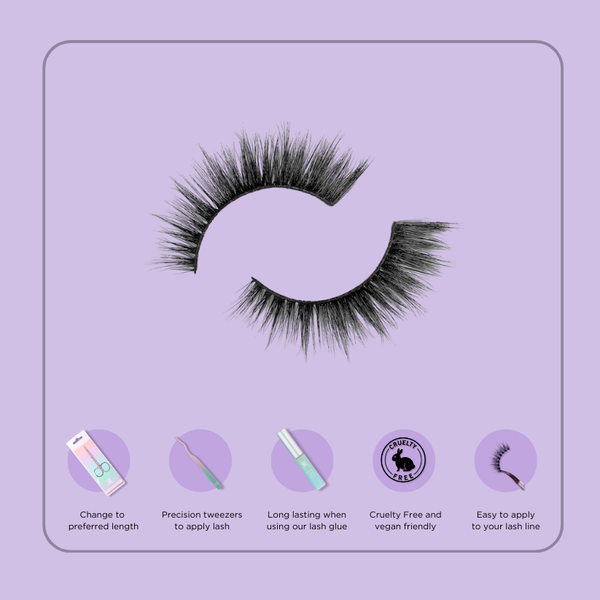 Prima Lash Professional (Dainty) Multi Layer Strip Lashes #D17