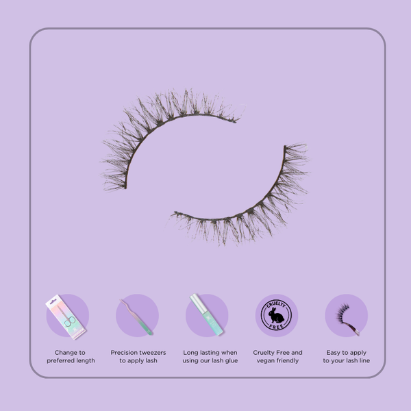 Prima Lash Professional (Dainty) Multi Layer Strip Lashes #D70