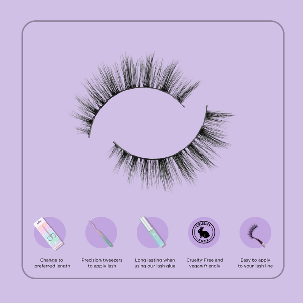 Prima Lash Professional (Dainty) Multi Layer Strip Lashes #D71