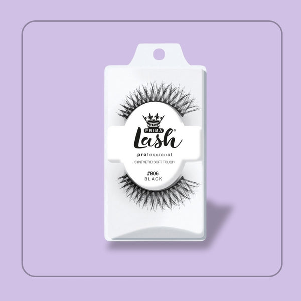 prima lash Professional (Soft Touch) Strip Lashes #806 Double Layer