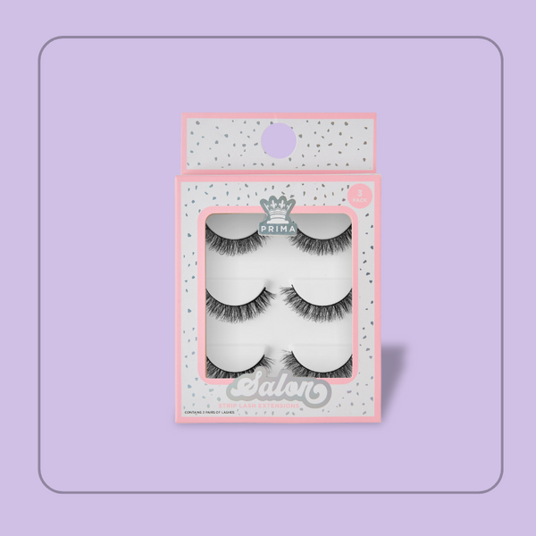 prima lash Salon Strip Lash Extensions #Scorpio Triple Pack