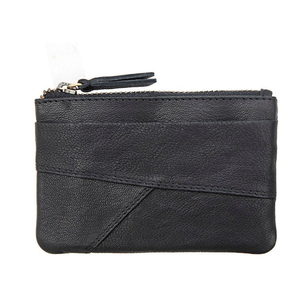 primehide Black Leather Pouch | RFID Secure | Zip Purse & Keyring | Limited Stock – Final Sale