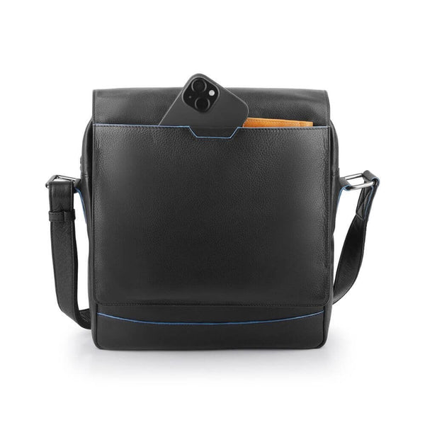 Primehide Classic Leather Messenger Bag For Work & Everyday Miles Hudson