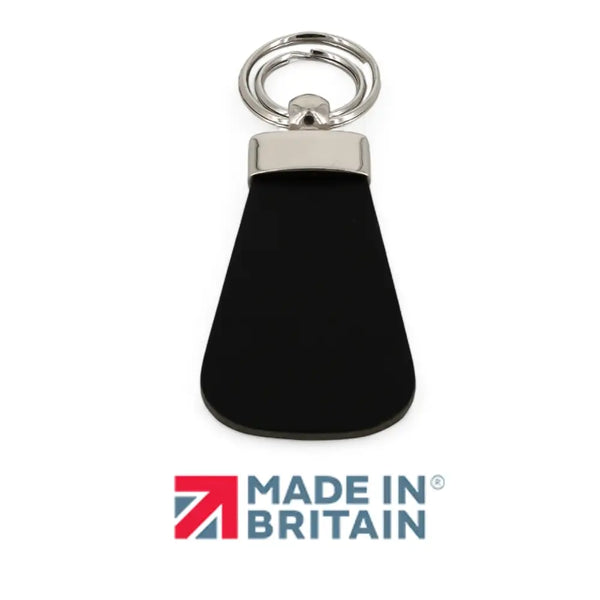 Primehide Contour Leather Keyring Handmade In The UK | Personalised Gift