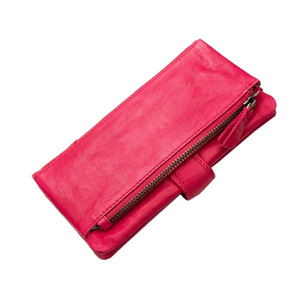 Primehide Final Sale – Rhubarb Soft Leather Bifold Purse | RFID Secure | Limited Stock