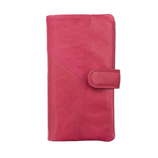 primehide Final Sale – Rhubarb Soft Leather Bifold Purse | RFID Secure | Limited Stock