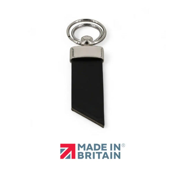 Primehide Handmade Leather Keyring With Polished Metal Fitting – Made In The UK