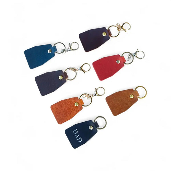 Primehide Heritage Leather Keyring Handmade In The UK | Personalised Gift
