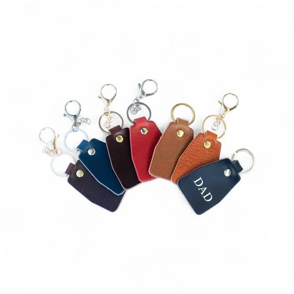 Primehide Heritage Leather Keyring Handmade In The UK | Personalised Gift