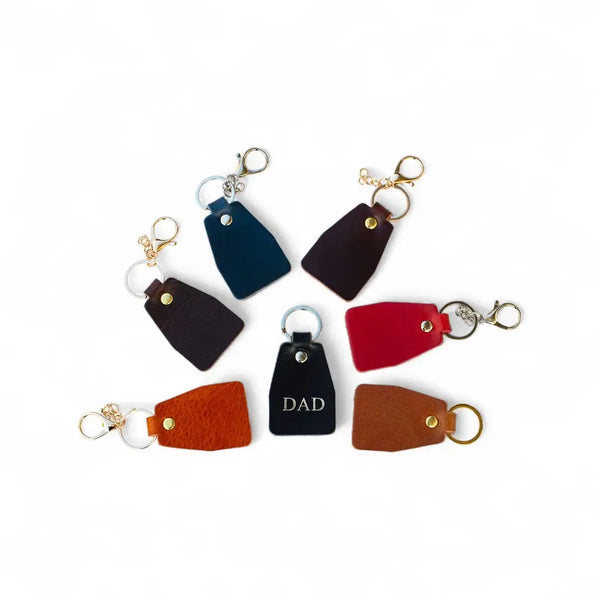 Primehide Heritage Leather Keyring Handmade In The UK | Personalised Gift