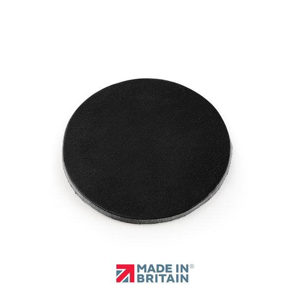 Primehide Leather Coasters Set Of 4 With Gold Tin – Handmade In The UK
