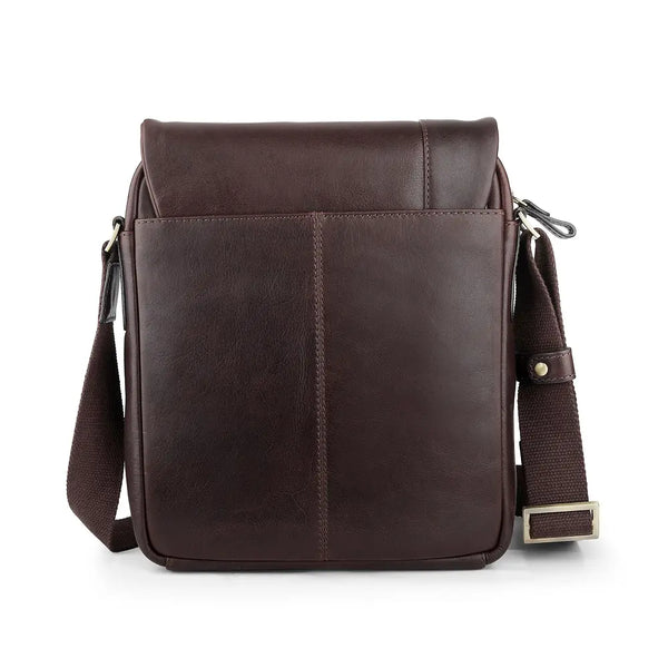 Primehide Leather Crossbody Messenger Bag - Vito Tuscan