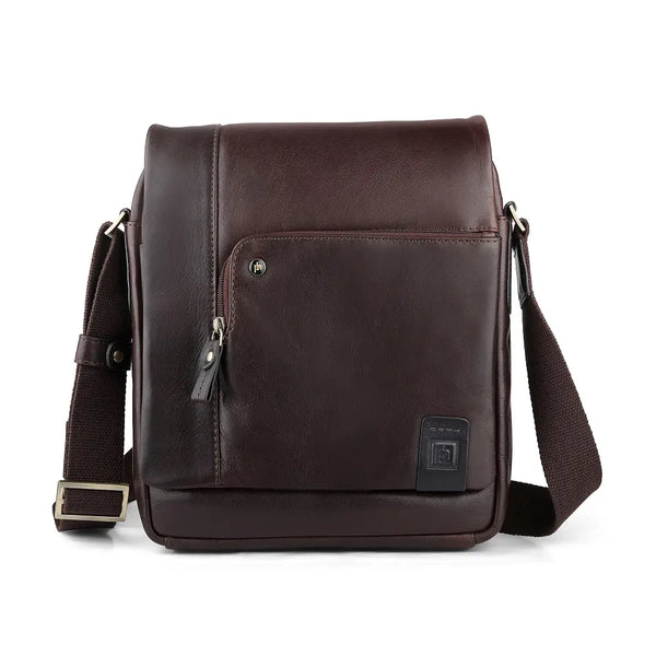 primehide Leather Crossbody Messenger Bag - Vito Tuscan