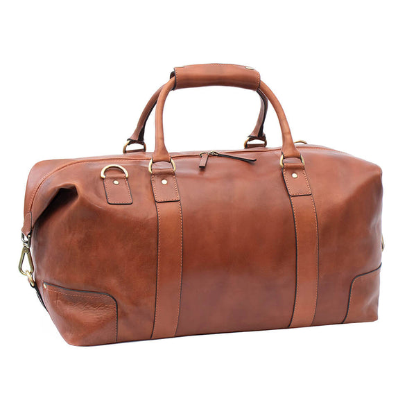 Primehide Leather Holdall Vintage Style Duffle Bag Ridgeback