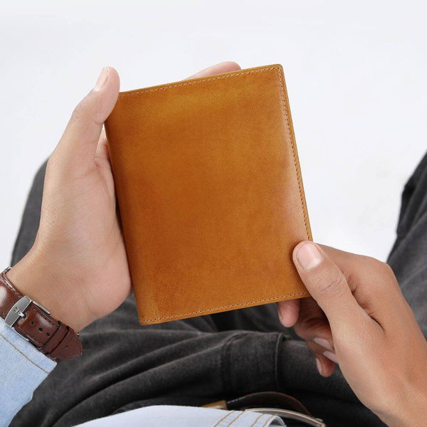 Primehide Leather-Lined Passport Wallet Sebastian Mayfair