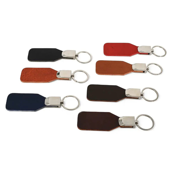 Primehide Long Leather Keyring Handmade In The UK | Personalised Gift