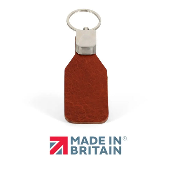 Primehide Long Leather Keyring Handmade In The UK | Personalised Gift