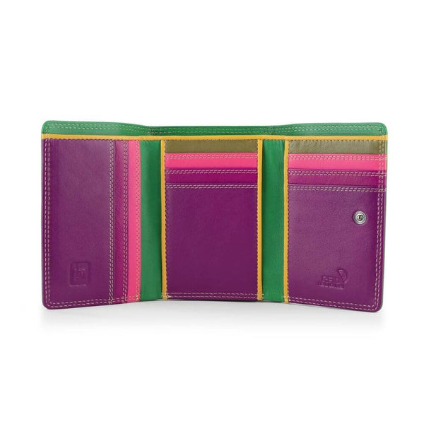 Primehide Multicolour Trifold Leather Purse Lucia Capri