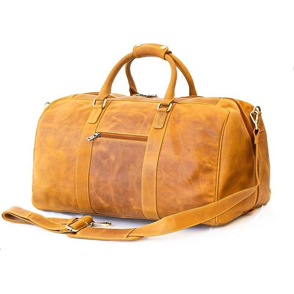 Primehide Columbia Large Leather Duffle Bag