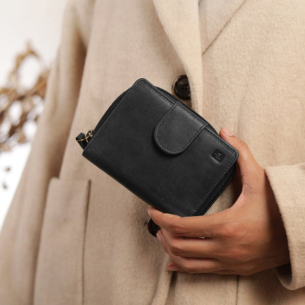 primehide Columbia Leather Purse With Zip