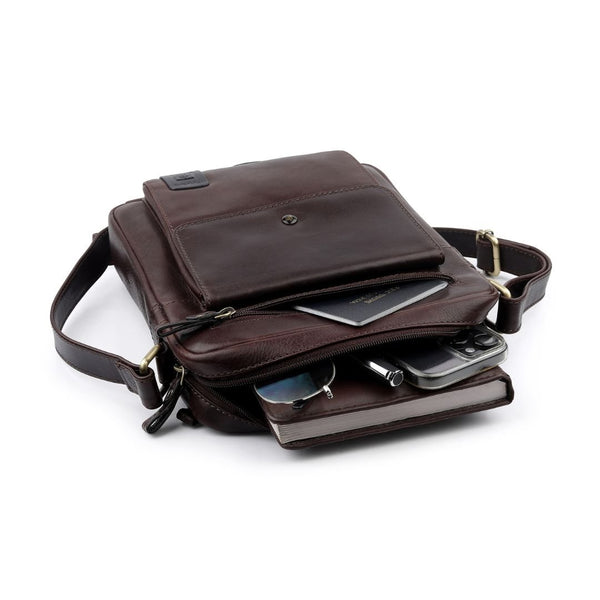 Primehide Crossbody Leather Bag - Rafa Tuscan