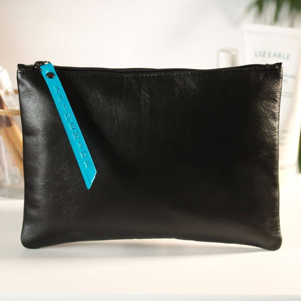 Primehide Large Size Leather Zip Pouch