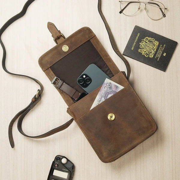 Primehide Leather Crossbody Bag
