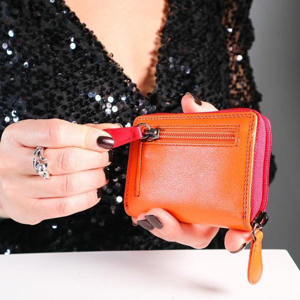 primehide Leather Zip Around Purse - Pippa London