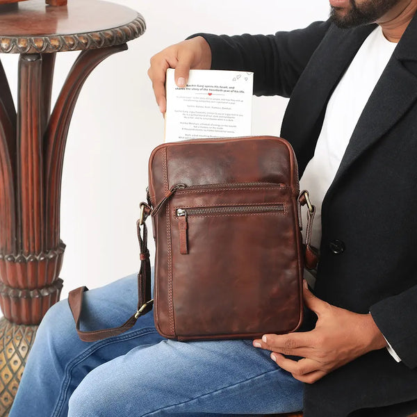 Primehide Messenger IPad Tablet Bag