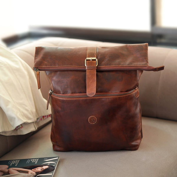 Primehide Orion Leather Backpack