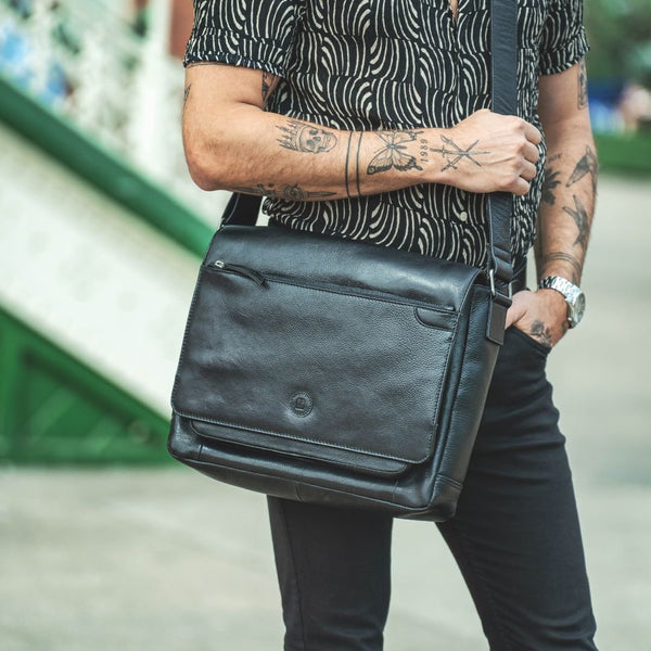 Primehide Orion Leather Messenger Bag