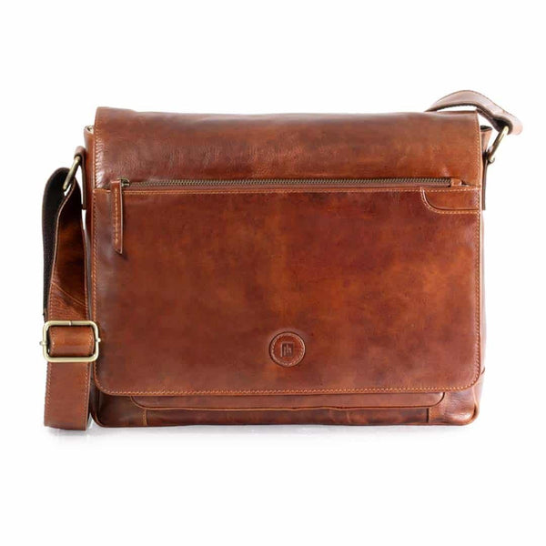 primehide Orion Leather Messenger Bag