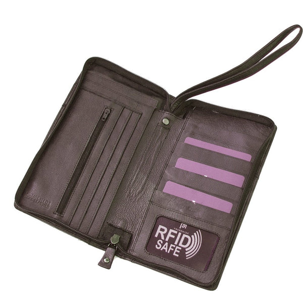 Primehide RFID SAFE Zip Around Travel Planner
