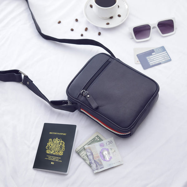 Primehide Small Leather Crossbody Bag - Texan