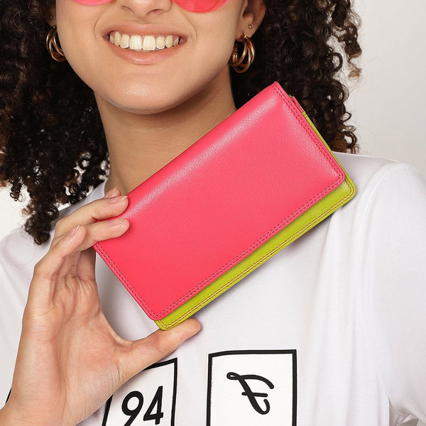 primehide Soft Leather Clutch Purse - Lily London