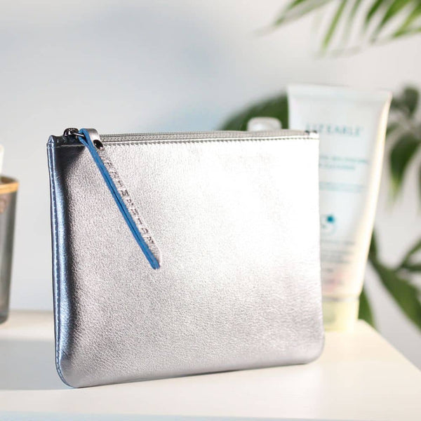 Primehide Soft Leather Makeup Pouch Medium