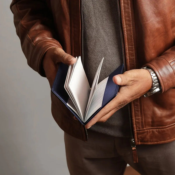 Primehide Soft Leather Passport Cover RFID Safe