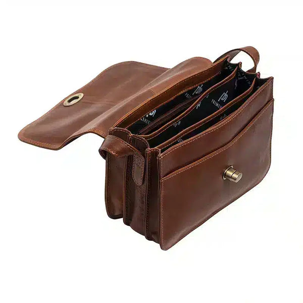 Primehide Triple Compartment Handbag - Bianca Tuscan