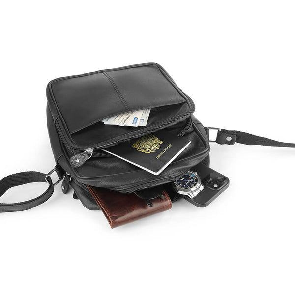 Primehide Upcycled Leather Crossbody Bag
