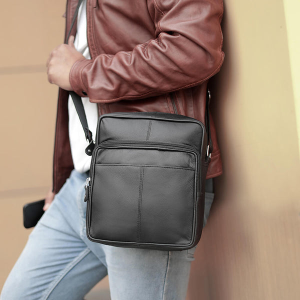 primehide Upcycled Leather Crossbody Bag