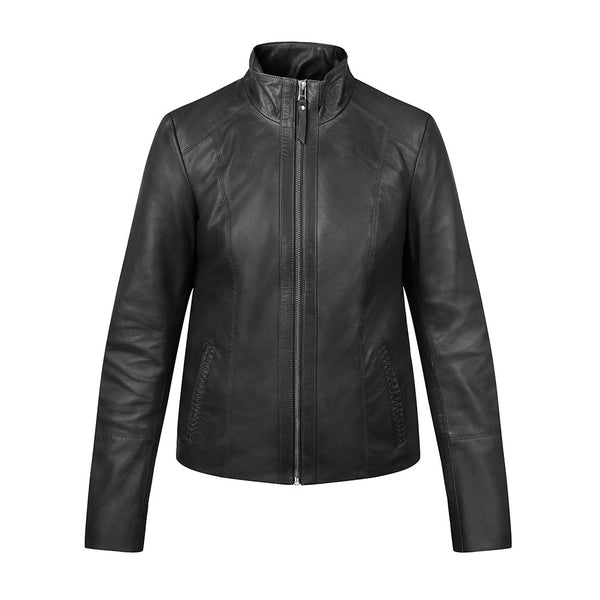Primehide Women's Black Leather Jacket – Reilly
