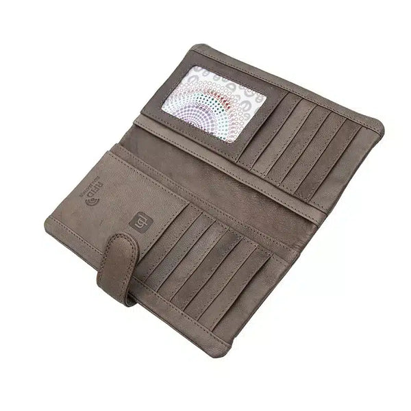 Primehide Soft Brown Leather Bifold Purse | RFID Secure | Final Sale – Limited Stock