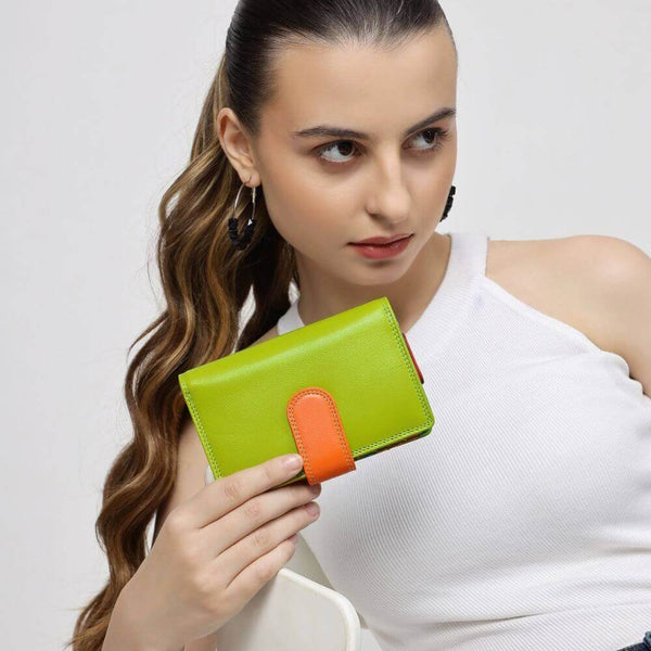 primehide Soft Leather Colourful Bifold Purse - Primrose London
