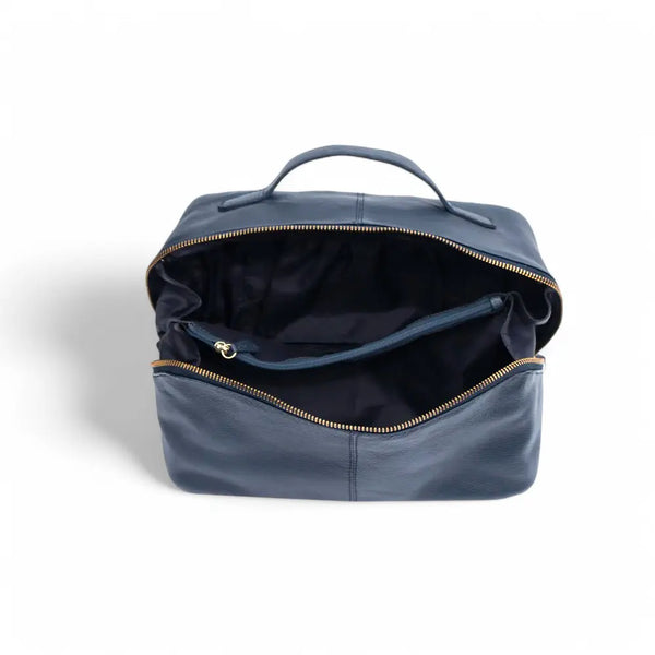 Primehide Soft Leather Large Makeup Washbag - Seville