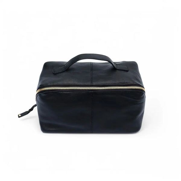 Primehide Soft Leather Large Makeup Washbag - Seville