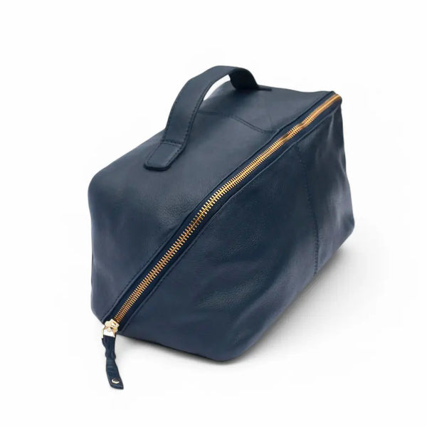 primehide Soft Leather Large Makeup Washbag - Seville