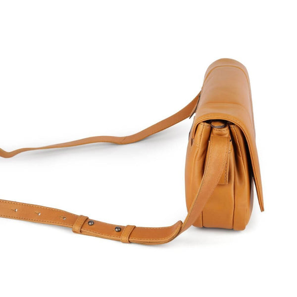 Primehide Waxy Leather Organiser Bag With Triple Zip & Built-in Wallet Ida Chester