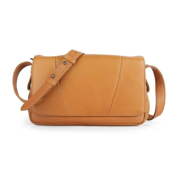 primehide Waxy Leather Organiser Bag with Triple Zip & Built-in Wallet Ida Chester