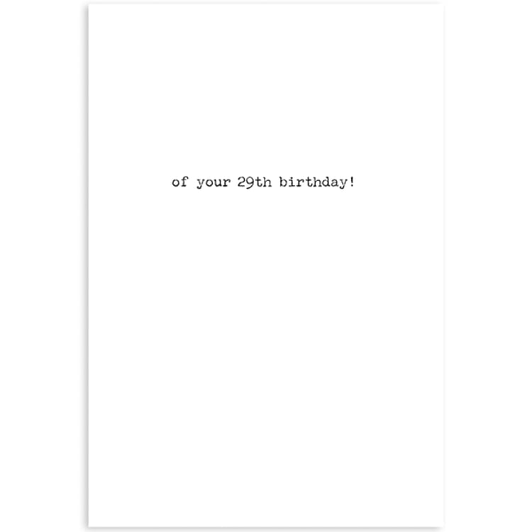 Primitives By Kathy 29th Birthday Anniversary Greeting Card